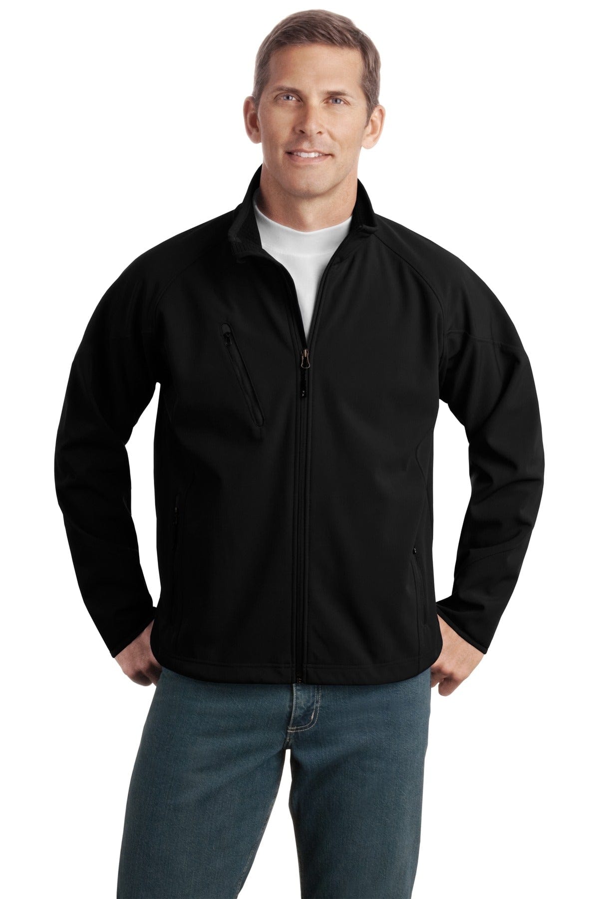 Port Authority ® Tall Textured Soft Shell Jacket. TLJ705
