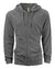 econscious EC5980: Unisex Hemp Hero Full-Zip hooded Sweatshirt