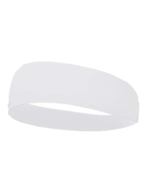 0301-Wide Headband in White
