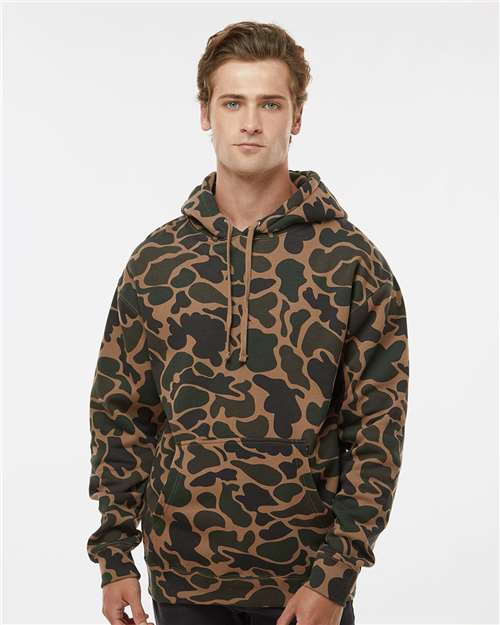 Unisex Heavyweight Hooded Sweatshirt - OnModelFront - B22276762 - Duck Camo