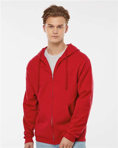 Tultex 331 Unisex Full-Zip Hooded Sweatshirt in 