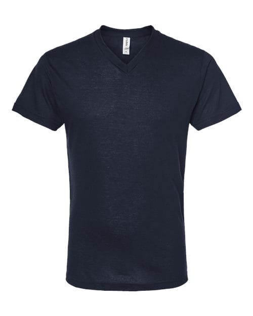 Men's Poly-Rich V-Neck T-Shirt - Front - B20059127 - undefined
