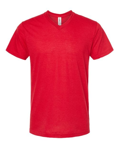Men's Poly-Rich V-Neck T-Shirt - Front - B20059137 - undefined