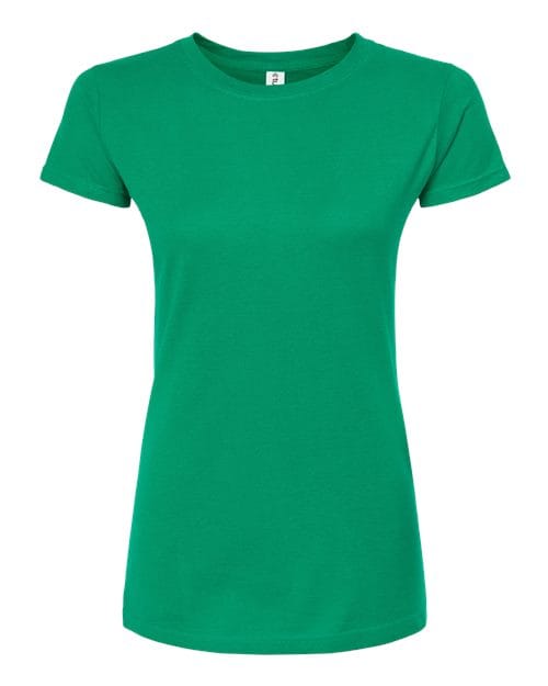 Women's Fine Jersey Slim Fit T-Shirt - Front - B20159115 - undefined