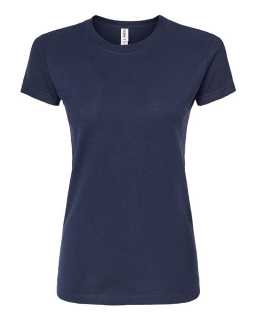 Women's Fine Jersey Slim Fit T-Shirt - Front - B20159654 - undefined