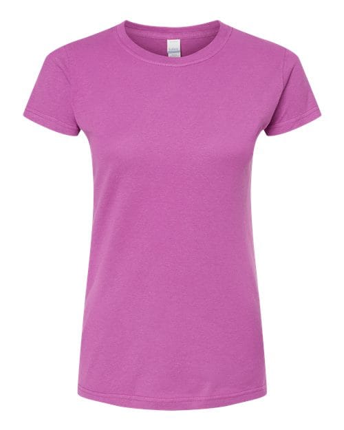 Women's Fine Jersey Slim Fit T-Shirt - Front - B20159304 - undefined