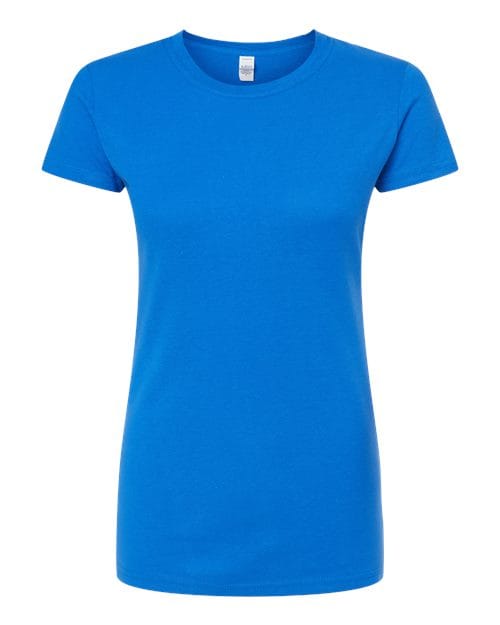 Women's Fine Jersey Slim Fit T-Shirt - Front - B20159755 - undefined