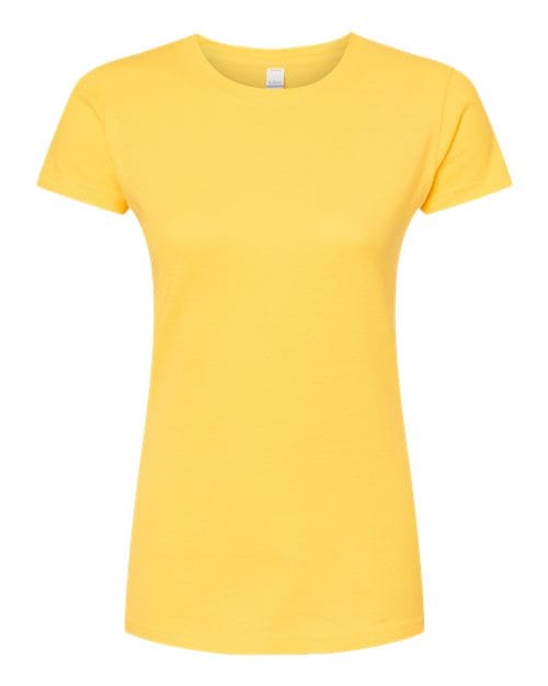 Women's Fine Jersey Slim Fit T-Shirt - Front - B20159135 - undefined