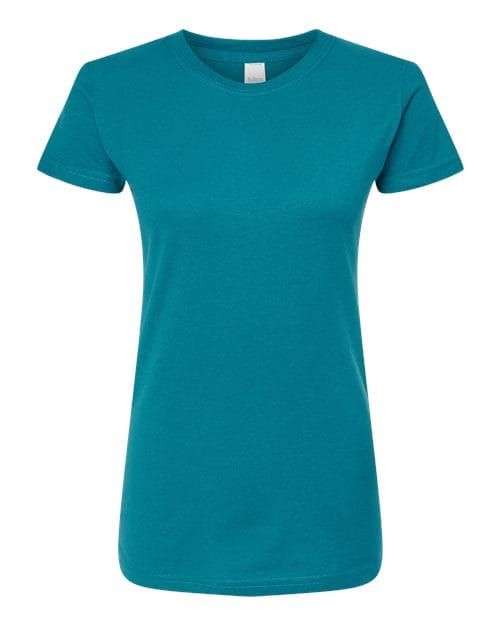Women's Fine Jersey Slim Fit T-Shirt - Front - B20159144 - undefined