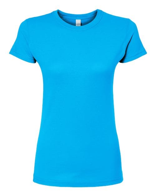 Women's Fine Jersey Slim Fit T-Shirt - Front - B20159787 - undefined