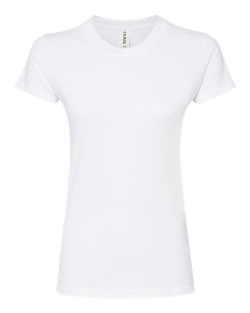 Women's Fine Jersey Slim Fit T-Shirt - Front - B20159004 - undefined