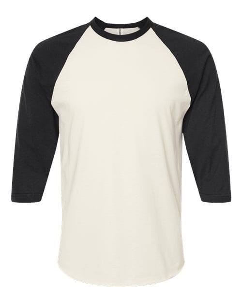 Unisex Fine Jersey Raglan T-Shirt - Front - B30359507 - undefined