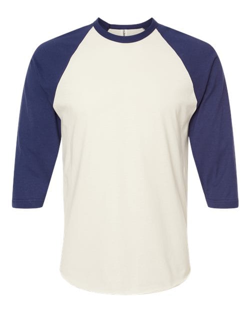 Unisex Fine Jersey Raglan T-Shirt - Front - B30359133 - undefined