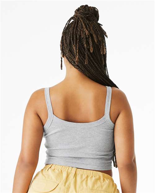 1012 Women's Micro Rib Spaghetti Strap Tank in 