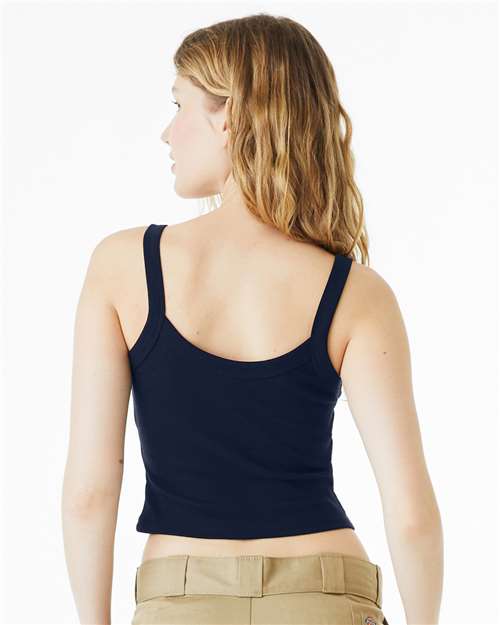 1012 Women's Micro Rib Spaghetti Strap Tank in 