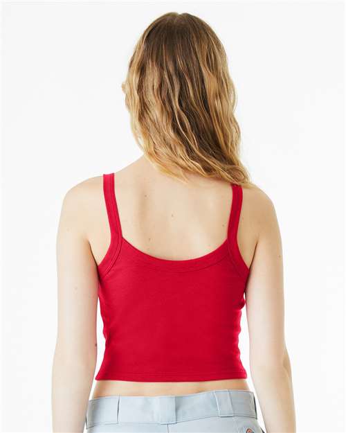 1012 Women's Micro Rib Spaghetti Strap Tank in 