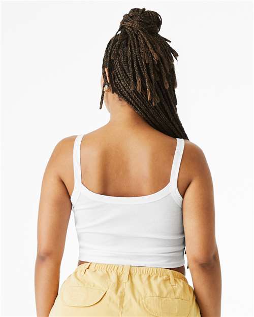 1012 Women's Micro Rib Spaghetti Strap Tank in 