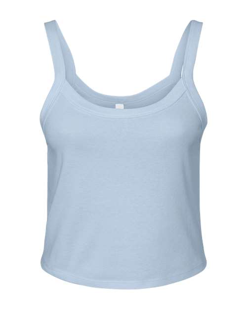 1012 Women's Micro Rib Spaghetti Strap Tank in 