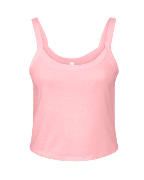 1012 Women's Micro Rib Spaghetti Strap Tank in 