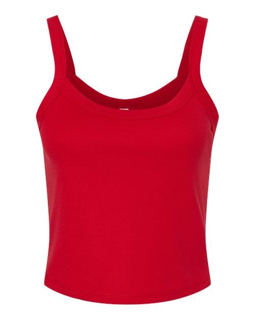 1012 Women's Micro Rib Spaghetti Strap Tank in 
