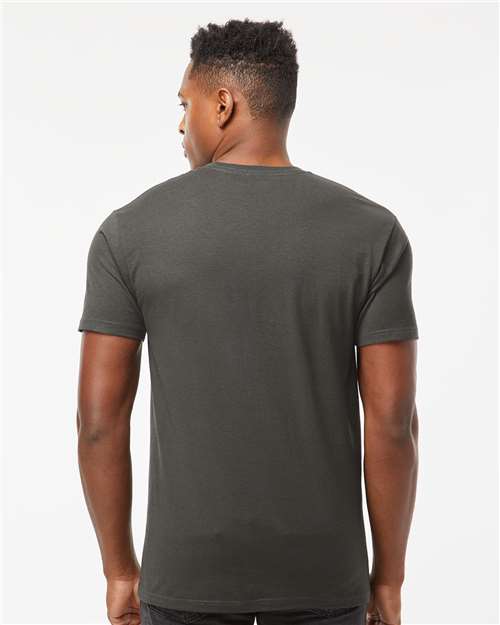 Unisex Heavyweight Jersey T-Shirt - OnModelBack - B30959592 - Charcoal