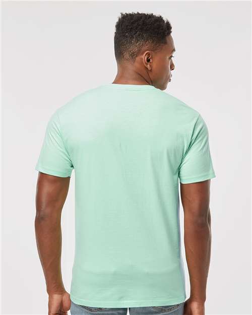 Unisex Heavyweight Jersey T-Shirt - OnModelBack - B30959172 - Light Mint