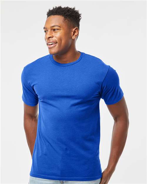 Unisex Heavyweight Jersey T-Shirt - OnModelFront - B30959182 - Royal