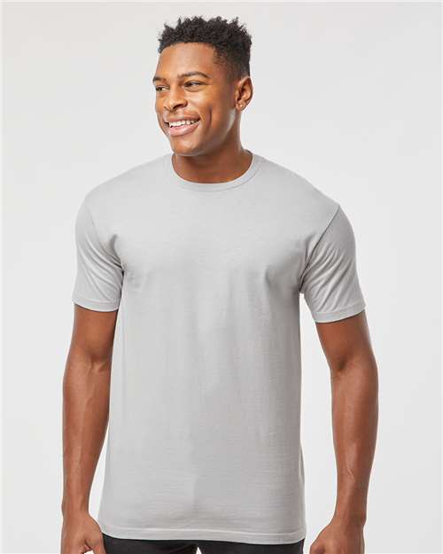 Unisex Heavyweight Jersey T-Shirt - OnModelFront - B30959352 - Silver