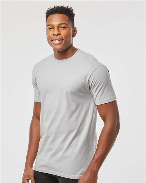 Unisex Heavyweight Jersey T-Shirt - OnModelSide - B30959352 - Silver