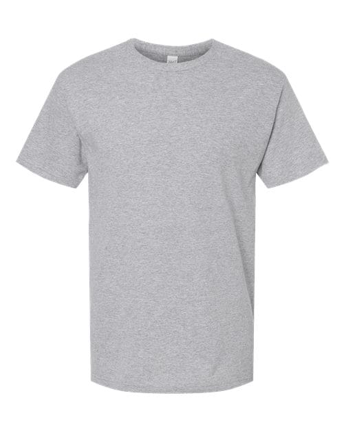Men's Gold Soft Touch T-Shirt - Front - B01542082 - Athletic Grey