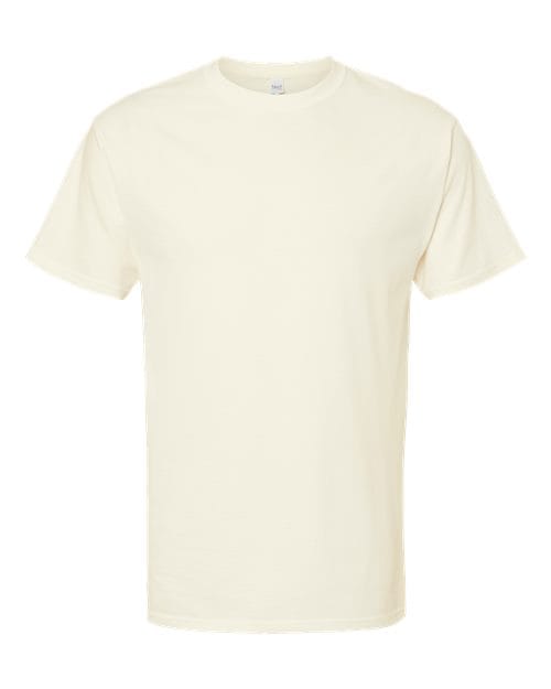 Men's Gold Soft Touch T-Shirt - Front - B01542243 - Natural