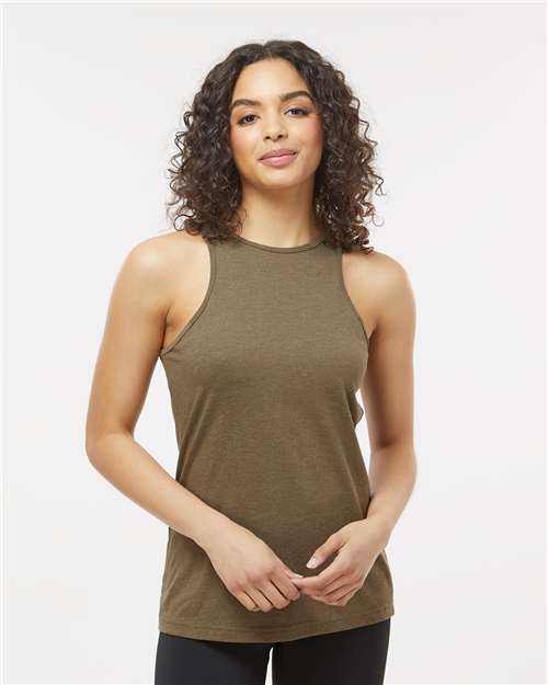 101CVC-Women's CVC Tank in Heather Army