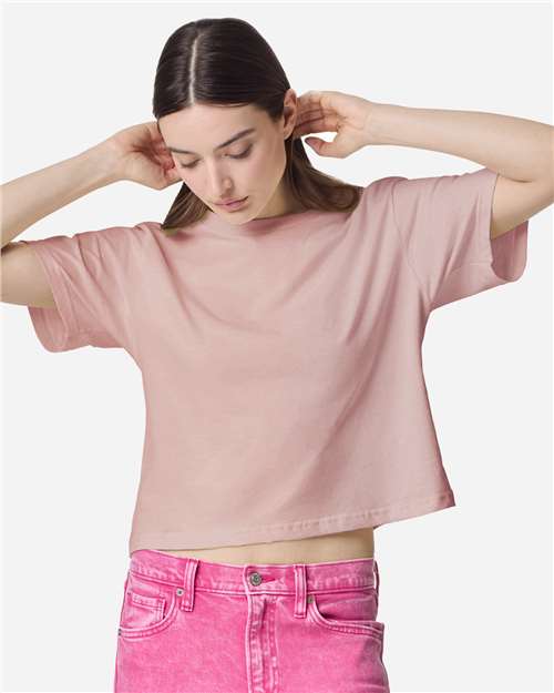 102 Women's Fine Jersey Boxy Tee in 