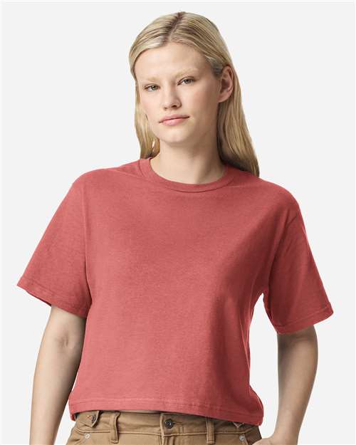 102 Women's Fine Jersey Boxy Tee in 