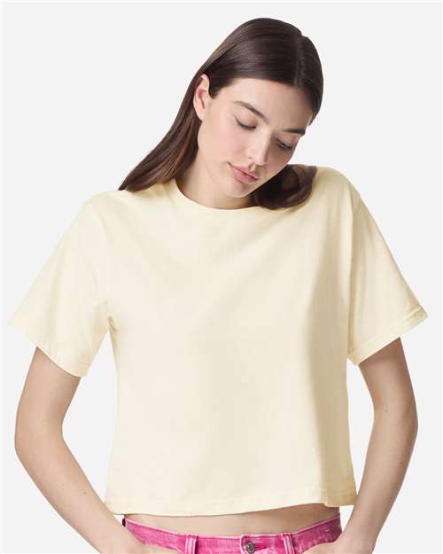 102 Women's Fine Jersey Boxy Tee in 
