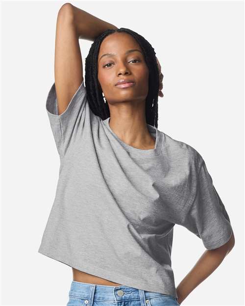 102 Women's Fine Jersey Boxy Tee in 