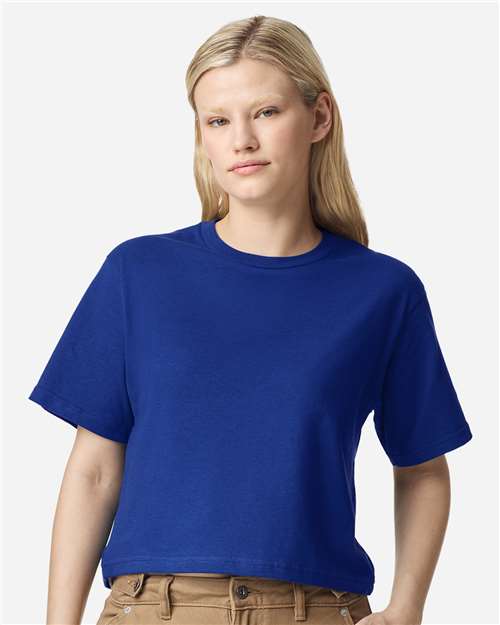 102 Women's Fine Jersey Boxy Tee in 