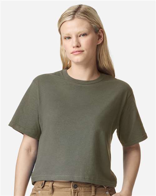 102 Women's Fine Jersey Boxy Tee in 