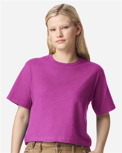 102 Women's Fine Jersey Boxy Tee in 