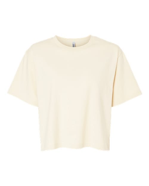 102 Women's Fine Jersey Boxy Tee in Creme