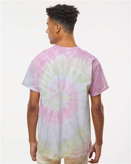 Colortone 1000-Unisex Multi-Color Tie-Dyed T-Shirt in 
