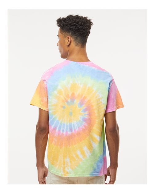 Colortone 1000-Unisex Multi-Color Tie-Dyed T-Shirt in 