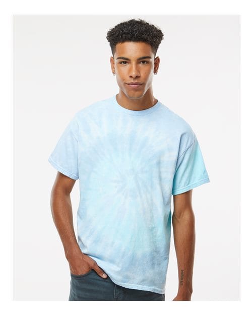 Colortone 1000-Unisex Multi-Color Tie-Dyed T-Shirt in 