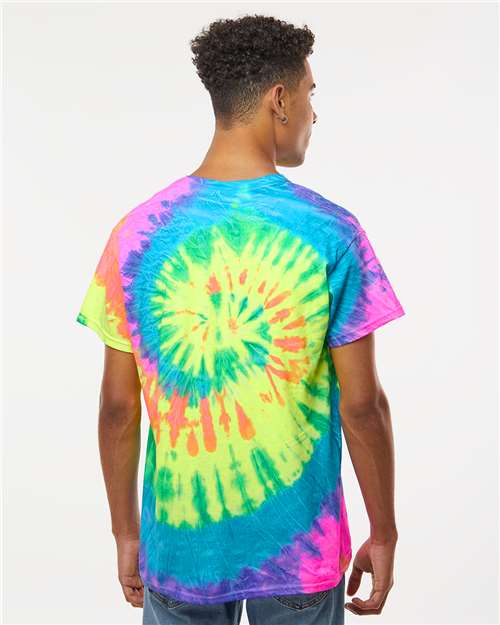 Colortone 1000-Unisex Multi-Color Tie-Dyed T-Shirt in 