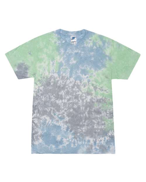 Colortone 1000-Unisex Multi-Color Tie-Dyed T-Shirt in Slushy