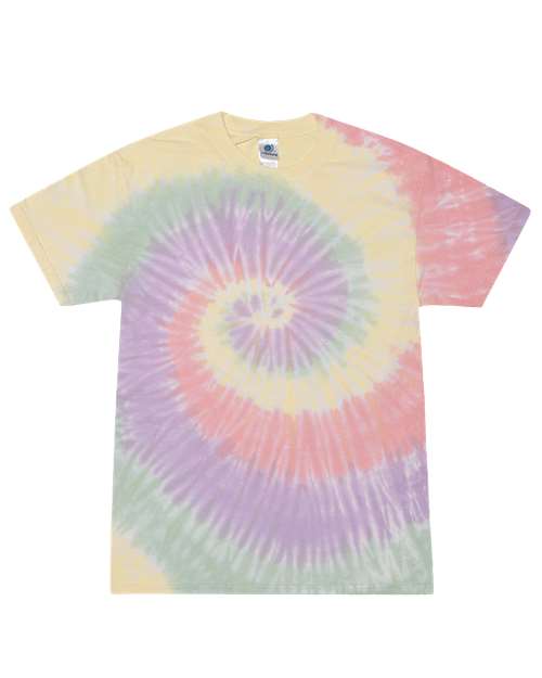 Colortone 1000-Unisex Multi-Color Tie-Dyed T-Shirt in Zen Rainbow