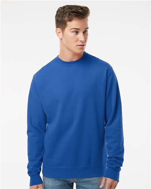 Unisex Midweight Crewneck Sweatshirt - OnModelFront - B83676763 - Royal