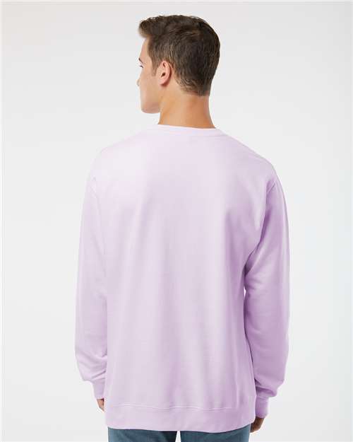 Unisex Midweight Crewneck Sweatshirt - OnModelBack - B83676683 - Lavender