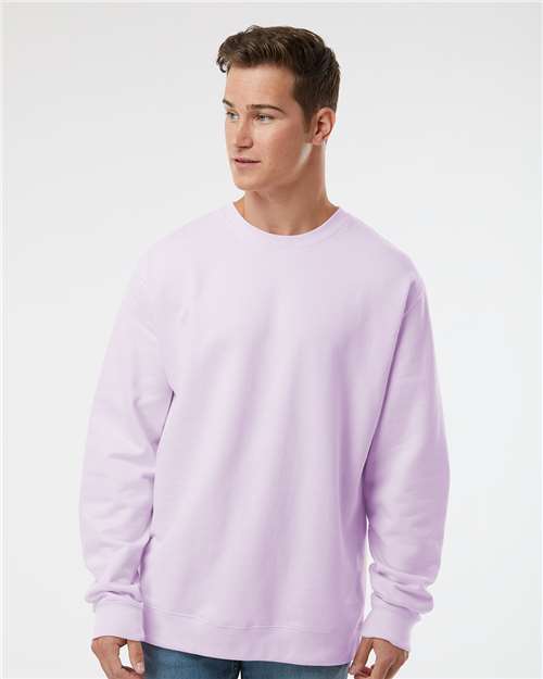 Unisex Midweight Crewneck Sweatshirt - OnModelFront - B83676683 - Lavender