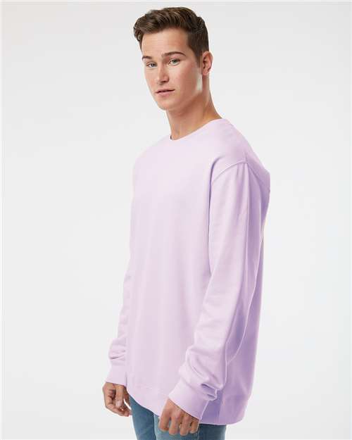 Unisex Midweight Crewneck Sweatshirt - OnModelSide - B83676683 - Lavender